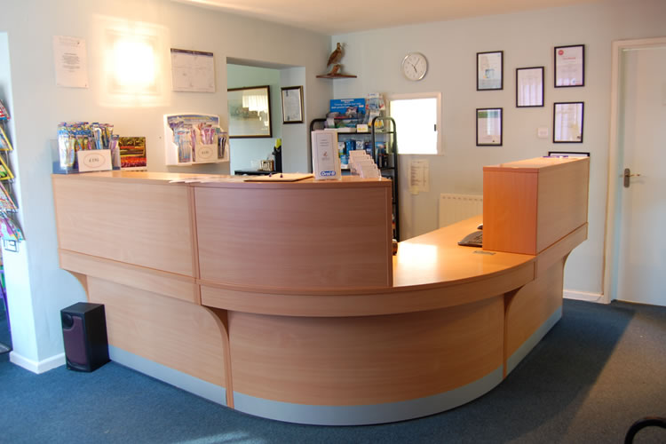Woodcock Lane Dental Care reception